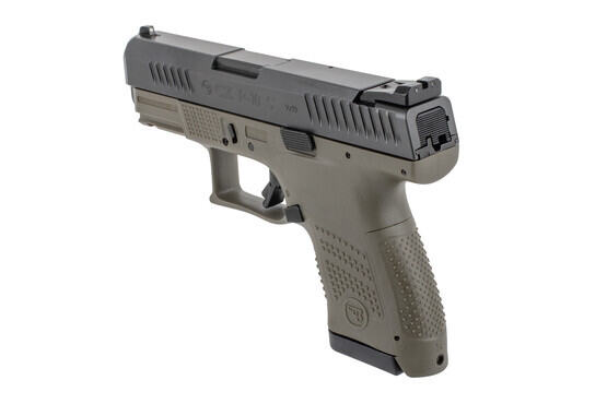 P-10S Sub Compact 10-Round 9mm Pistol in OD Green from CZ with polymer frame